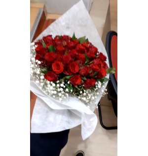 kırmızı gül buketi